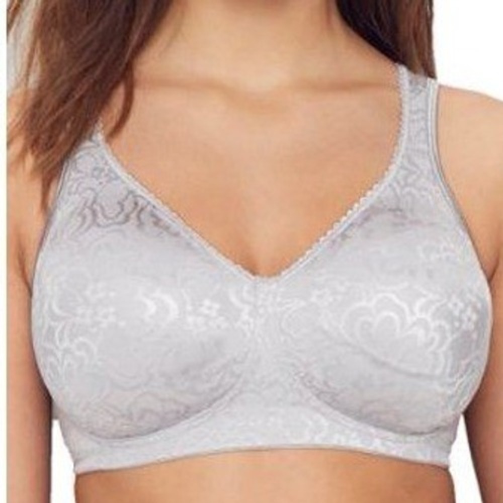 Playtex Women 18 Hour Ultimate Lift Support Bra Gray 40DD Feminine Wireless NWT